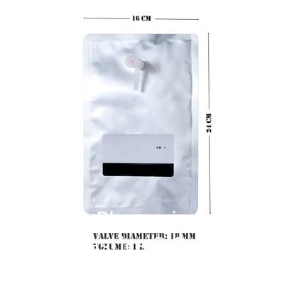 Sacs d'échantillonnage de gaz, sacs d'échantillon d'air en papier d'aluminium 0,1 ~ 15L pour la collecte et le stockage de gaz