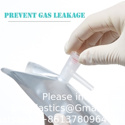 Sacs d'échantillonnage de gaz, sacs d'échantillon d'air en papier d'aluminium 0,1 ~ 15L pour la collecte et le stockage de gaz