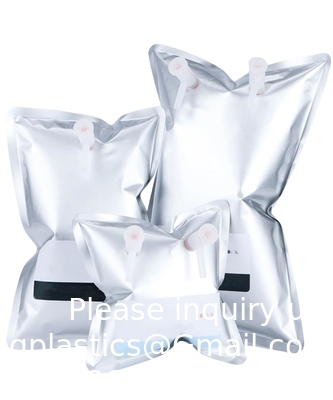 Sacs d'échantillonnage de gaz, sacs d'échantillon d'air en papier d'aluminium 0,1 ~ 15L pour la collecte et le stockage de gaz