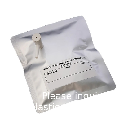 Sacs d'échantillonnage de gaz, sacs d'échantillon d'air en papier d'aluminium 0,1 ~ 15L pour la collecte et le stockage de gaz