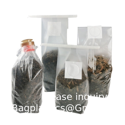 Sac de culture de plantes Autoclavable, sacs de frai, sacs de frai de champignons de ferme, sacs de substrat de champignons avec Patch filtrant de 0.2 microns