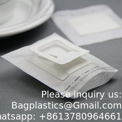 Non sachets filtre d'égouttement de textile tissé de thé portatif jetable de café sachet filtre de café d'égouttement accrochant de filtres et de accrocher oreille