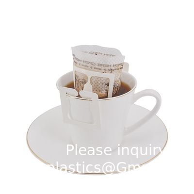 Le sachet filtre accrochant jetable d'égouttement d'oreille, l'utilisation pour la maison, extérieurs portatifs, le voyage, camping, bureau, et sur disparaissent