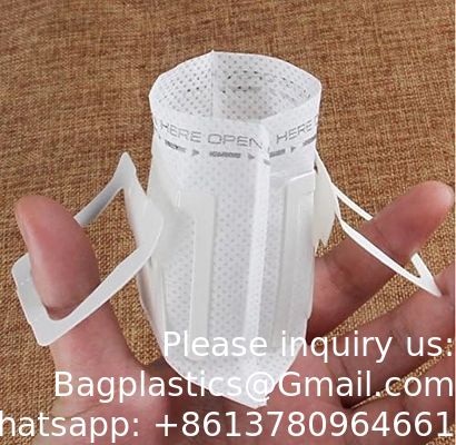 Le sachet filtre accrochant jetable d'égouttement d'oreille, l'utilisation pour la maison, extérieurs portatifs, le voyage, camping, bureau, et sur disparaissent