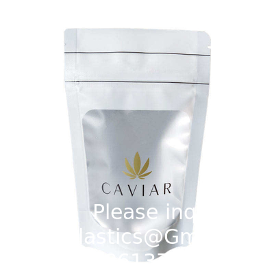 Tenez l'enfant de poche que la résistance Mylar met en sac le principal adapté aux besoins du client par 3,5 de tirette de Logo Smell Proof Mylar Bags des sacs de 1 Mylar de gramme