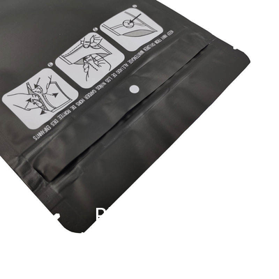 Tenez l'enfant de poche que la résistance Mylar met en sac le principal adapté aux besoins du client par 3,5 de tirette de Logo Smell Proof Mylar Bags des sacs de 1 Mylar de gramme