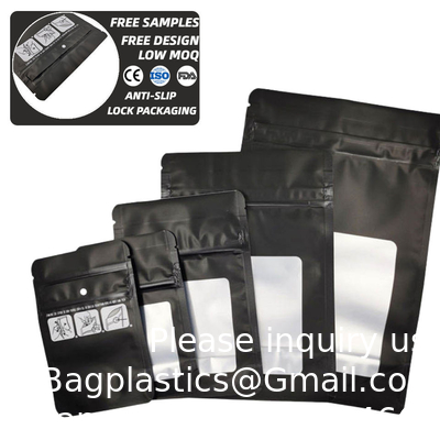 Tenez l'enfant de poche que la résistance Mylar met en sac le principal adapté aux besoins du client par 3,5 de tirette de Logo Smell Proof Mylar Bags des sacs de 1 Mylar de gramme