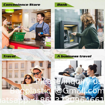 Sac d'évidence de température, Sac avec ruban de sécurité, Sac à preuves, Sacs de sécurité en plastique d'examen, Sacs de sécurité pour l'expédition et le transit en papier avec témoin d'effraction