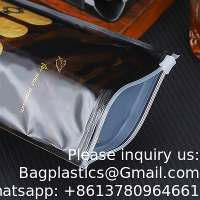 Pochettes d'impression personnalisées avec fermeture à glissière, sacs à cigares de tabac résistants à l'humidité, sac d'emballage de cigares à fermeture éclair
