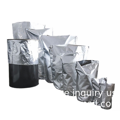 Sacs inférieurs ronds flexibles de revêtement de tambour de sachet en plastique de papier d'aluminium de gousset, en rond inférieurs, sac inférieur de la place IBC