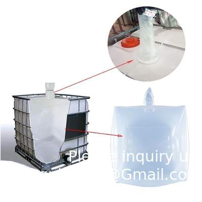 Revêtement de réservoir Ibc 1000l, conteneur Ibc personnalisé, sac intérieur Pe, revêtement Ibc 1000l, sac de 1400 L, sac en vrac, jus