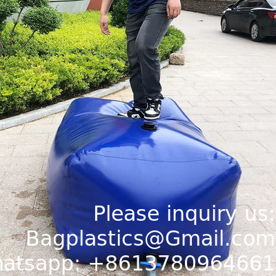 Réservoir de stockage d'eau de grande capacité personnalisé Portable d'urgence Souple résistant à la sécheresse réservoir de sac d'eau