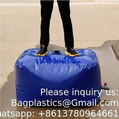 Réservoir de stockage d'eau de grande capacité personnalisé Portable d'urgence Souple résistant à la sécheresse réservoir de sac d'eau