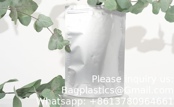 Rescellable preuve d'odeur papier d'aluminium Mylar résistant met en sac le stockage de nourriture met en sac Mylar 5 Mil Thick Large Mylar Bags