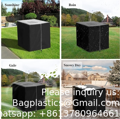 IBC Tote Couvercle avec fermeture à glissière, 275 Gallons 1000L Extérieur IBC Tote Ombrelle solaire 210D Oxford Tissu Couvercle étanche à l'eau à l'épreuve du soleil