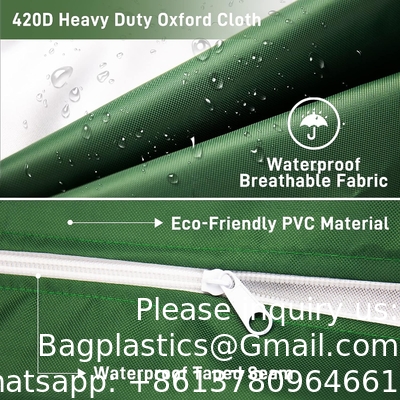 IBC Tote Cover pour 1000L extérieur 275 gallons fût de pluie UV résistant à l'eau extérieur IBC Covers - gris vert