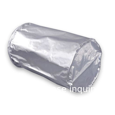 55 gallons de tambour sac intérieur en plastique fond rond pour l' ouverture et la fermeture haut tambour flexible fond rond coussinet feuille d'aluminium