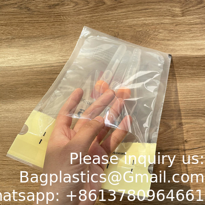 Sac d'échantillon en gros Sac de transport de spécimens de danger biologique Transparent 95 kPa Sac de transport de spécimens de danger biologique