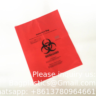 Les poubelles dangereuses de qualité médicale sans sacs à fuite - Symbole de danger biologique pour l'élimination sûre des déchets infectieux