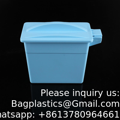 Équipement d'analyse pathologique Disque de vitrage de teinture rack histologie tissus plastique de teinture pot et rack