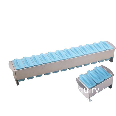 Équipement d'analyse pathologique Disque de vitrage de teinture rack histologie tissus plastique de teinture pot et rack