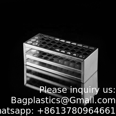 40/6/8/10 Laboratoire tubes d'essai en acier inoxydable Porteur Tubes de centrifugeuse Racks tube de centrifugeuse rack Porteurs de tube d'essai