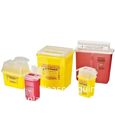 3L 5L 10L déchets médicaux jetables boîtes en plastique à vis médicale contenant à vis médical jetable styles multiples 30L 8Gal