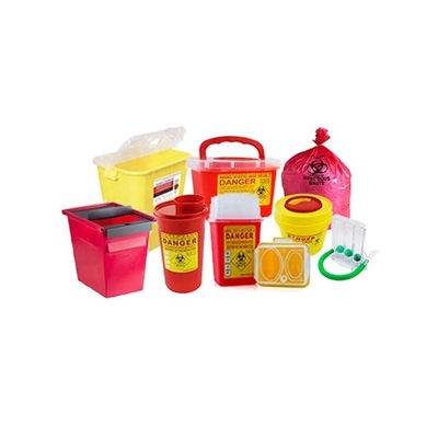 3L 5L 10L déchets médicaux jetables boîtes en plastique à vis médicale contenant à vis médical jetable styles multiples 30L 8Gal