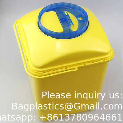 5L 10L boîte à incinérateur jetable Boîtes en papier ondulé Seringues Aiguille pointue Récipient de sécurité