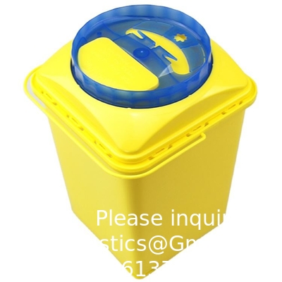 5L 10L boîte à incinérateur jetable Boîtes en papier ondulé Seringues Aiguille pointue Récipient de sécurité