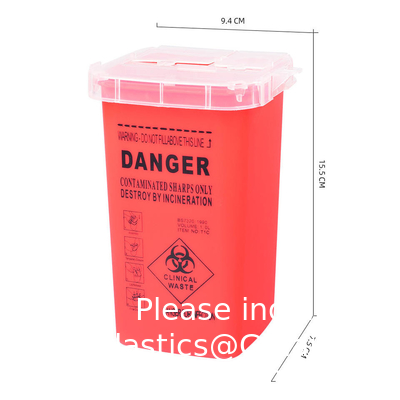 Dispositif médical jetable 5 L d' aiguille en papier Aiguisements de boîtes de conserve Boîte de récipient jetable Aiguisement de récipient jetable Médical