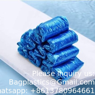 Vente en gros de poliéthylène à main jetable Couverture de bras jetable en plastique bleu de 18 pouces pour cuisiner et tatouer