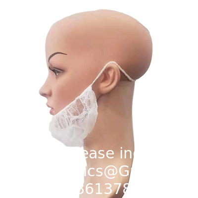 Fabricant Couvertures de barbe non tissées en PP jetables Couvertures de barbe protégeant le filet de protection utilisées dans l'industrie alimentaire