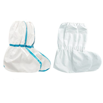 Couverture de chaussure médicale antidérapant PP+PE non tissé imperméable à l'eau Couverture de chaussure longue Couverture de chaussure PE isolante médicale jetable