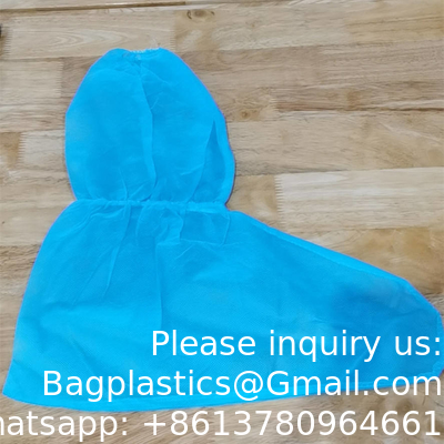 Non tissé SMS PP PE jetable stérile à genou long Haut chaussure médicale imperméable à l'eau