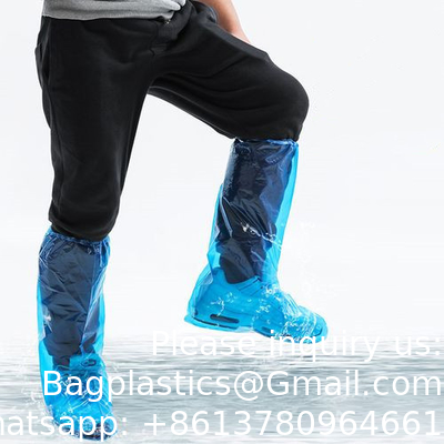 Non tissé SMS PP PE jetable stérile à genou long Haut chaussure médicale imperméable à l'eau