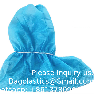 Non tissé SMS PP PE jetable stérile à genou long Haut chaussure médicale imperméable à l'eau