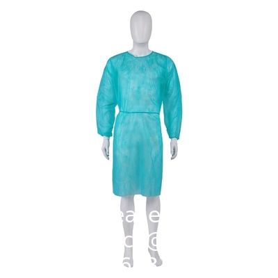 PP non tissé jetable 15g Robe de visiteur léger CE Far Infrared Robe d'isolement médical jetable