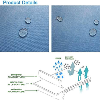 Manteau de laboratoire jetable, fournitures dentaires, non tissé Manteau de laboratoire jetable en PP blanc non tissé pour enfants ou adultes
