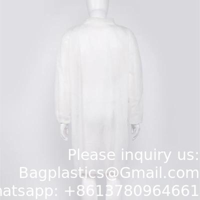 PP SMS Uniformes d'hôpital Médecin Infirmière Chirurgicale Médicale Lab Blanc manteau démaquillant Adultes Enfants Chemie Laboratoire