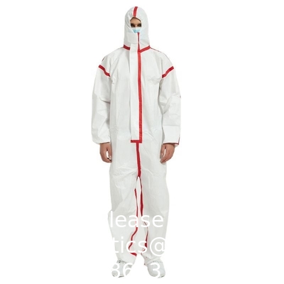 Vêtements de travail non tissés, ensemble d'équipements de protection individuelle, combinaison avec couture en ruban adhésif