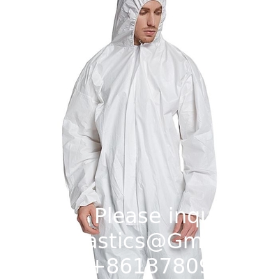 Vêtements de travail non tissés, ensemble d'équipements de protection individuelle, combinaison avec couture en ruban adhésif