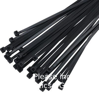 12*600mm Fabrique professionnelle directe à bas prix Des attaches de câbles en nylon blanc Des attaches de câbles en nylon