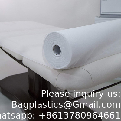 Couverture de lit jetable SMS imperméable à l' eau Couche unique non tissée Massage spa blanc Lit jetable