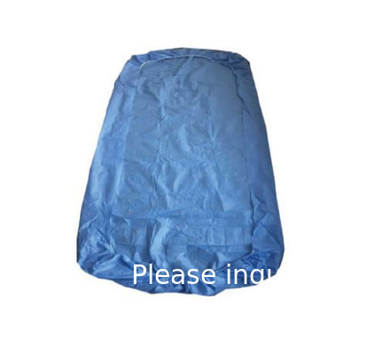 SMS jetable 3 couches 90x200cm imperméable à l'eau de haute qualité spa de beauté bande élastique couvre-lit médical