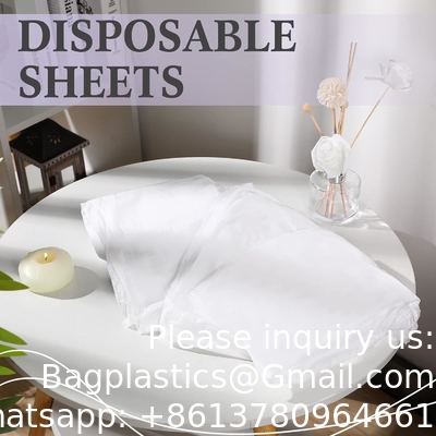 Couverture de lit non tissée jetable Couverture de lit non tissée PP jetable avec bande de couverture élastique
