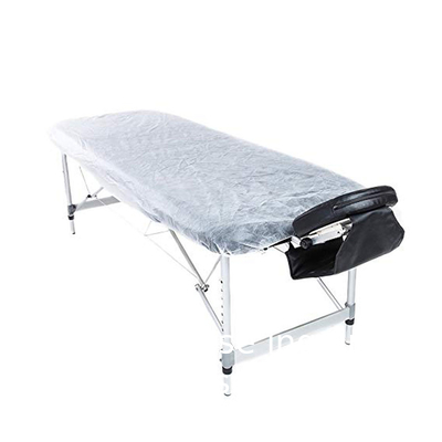 Couverture de lit non tissée jetable Couverture de lit non tissée PP jetable avec bande de couverture élastique