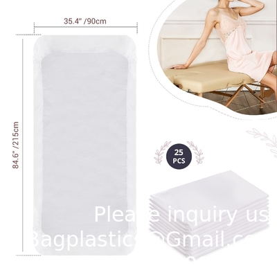Couvertures de lit de spa, couverture protectrice de table de massage en tissu non tissé respirant