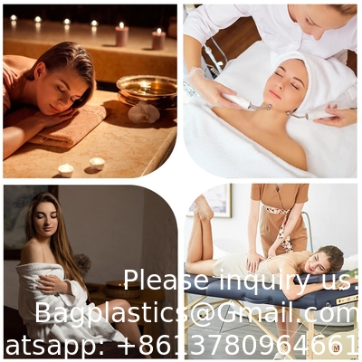 Couvertures de lit de spa, couverture protectrice de table de massage en tissu non tissé respirant