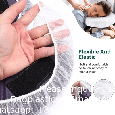 Couvertures à usage unique, couvertures non tissées pour oreillers de massage en forme de U, coussins pour oreillers à usage unique, antiadhésifs
